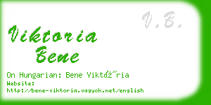 viktoria bene business card